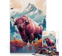 The Roaming Behemoth Jigsaw Puzzle for Adults 1000 Pieces Think Smart Toy Home Enjoy Accurate Cut Wall Art Decor (38x52cm)
