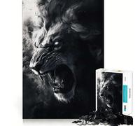 The Roaring Lion 1000 Piece Jigsaw Puzzle for Teenagers Smart Game Relaxed Mind Pattern Assembly Santa Wish List (50x75cm)