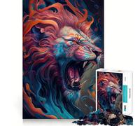 The Roaring Lion 1000 Piece Jigsaws for Teenagers Puzzle Wise Think Toy Simple Fun Tight Cut Santa Wish Pick (50x75cm)