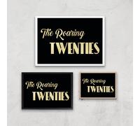 The Roaring Twenties Giclee Art Print - A3 - White Frame