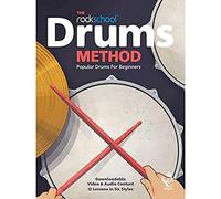 The Rockschool - Drums Method for Beginners | Learn Drum Kit with Step by Step Lessons | Drum Instruction Book with Online Audio and Video | Drum Songbook for Rock Pop Metal and More Styles
