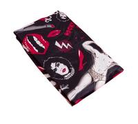 The Rocky Horror Picture Show Fleece Blanket Black/charcoal (One Size)