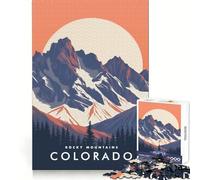 The Rocky Mountains 1000 Pieces Jigsaw Puzzles for Teenagers Logic Ability Restful Escape Crisp Edges Cozy Xmas Gift (38x52cm)