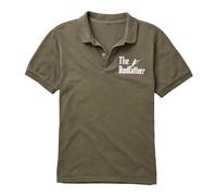 The Rodfather Polo Shirt - Fishing Gift Present for Dad - Fathers Day T-Shirt (3XL, Khaki)