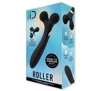 The Roller - Bodywand i.D. Collection Black All-in-One Massager with G-Spot Stimulation