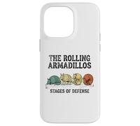 The Rolling Armadillos Stages Of Defense Case for iPhone 14 Pro Max