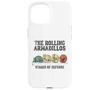 The Rolling Armadillos Stages Of Defense Case for iPhone 15