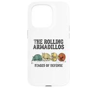 The Rolling Armadillos Stages Of Defense Case for iPhone 15 Pro