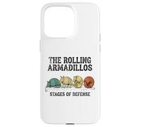 The Rolling Armadillos Stages Of Defense Case for iPhone 15 Pro Max