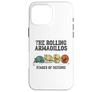 The Rolling Armadillos Stages Of Defense Case for iPhone 16 Pro Max