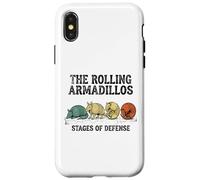 The Rolling Armadillos Stages Of Defense Case for iPhone X/XS