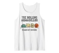 The Rolling Armadillos Stages of Defense Tank Top