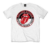The Rolling Stone Men's EST 1962 Short Sleeve T-Shirt, White, XX-Large