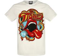 The Rolling Stones Amplified Collection - Vintage Tongue 77 T-Shirt off white M