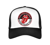 The Rolling Stones Baseball Cap EST 1962 New Official Black Trucker Size One Size
