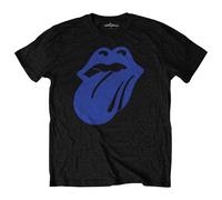 The Rolling Stones Blue & Lonesome 72 tongue T-Shirt in Black | Size: Small The Rolling Stones Black S