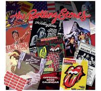 The Rolling Stones Calendar 2026 - Square Wall hanging calendar with FREE Organisng Stickers Included