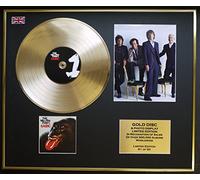 THE ROLLING STONES/CD GOLD DISC & PHOTO DISPLAY/LTD. EDITION/COA/GRRR
