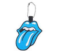 The Rolling Stones Classic Tongue Patch Keyring in Blue The Rolling Stones Blue One Size