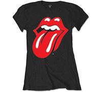 The Rolling Stones Classic Tongue Skinny Fit T Shirt XXL Black
