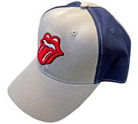 The Rolling Stones Classic Tongue Snapback Baseball Cap in Grey The Rolling Stones Grey One Size