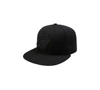 The Rolling Stones Classic Tongue Snapback Cap in Black The Rolling Stones Black One Size