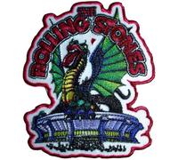 The Rolling Stones Dragon Cut Out Woven Patch One Size