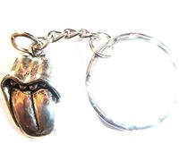 The Rolling Stones Inspired Lips On A Stainless Steel Keyring, Lips and Tongue Keychain