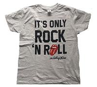 The Rolling Stones It's Only Rock N' Roll Official Tee T-Shirt Mens Unisex (X-Large) Grey