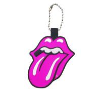 The Rolling Stones Keyring Classic Band Logo Tongue Embroidered Keychain