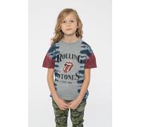 The Rolling Stones Kids Satisfaction Dye Wash Tee in Grey | Size: 11-12 Years The Rolling Stones Grey 11-12 Years