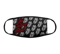 The Rolling Stones - Mascherina B&W Tongues