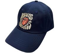 The Rolling Stones Men's Logo Baseball Cap in Navy The Rolling Stones Navy One Size