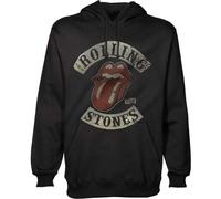 The Rolling Stones Mens Pullover Hoodie 1978 Tour Black (XL)
