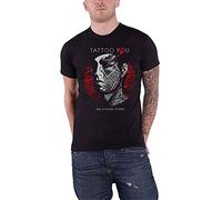 The Rolling Stones Men's Tattoo You Circle Regular Fit Crew Neck Short Sleeve T - Shirt, Black (Black Black), X-Large (Manufacturer Size:X-Large)