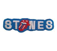 Rolling Stones The No Filter Iron On Patch One Size (Blue, White, Red)