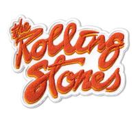 The Rolling Stones Orange Band Logo Standard Patch Accessory Size