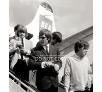 The Rolling Stones Photograph 11 X 12 - Magnificent 1964 Band Portrait - Arrival at Amsterdam Airport - Rare Photo - Poster Art Print