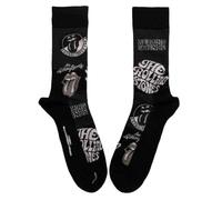 The Rolling Stones Rolling Stones Mono Logos 7/11 TRS Socks Black 10x20cm