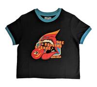 The Rolling Stones Some Girls Lick Crop Top S Black