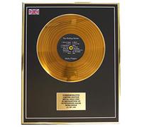 THE ROLLING STONES - STICKY FINGERS METAL GOLD RECORD DISPLAY COMMEMORATIVE LTD EDITION