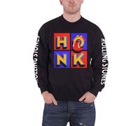 The Rolling Stones Sweatshirt Honk Album Sleeve Print new Official Mens Black