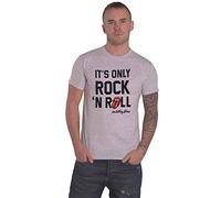 The Rolling Stones T Shirt It's Only Rock N Roll Official Mens Grey M