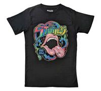 (L, Black) The Rolling Stones T Shirt Some Girls Neon Tongue Logo new Official Unisex Black