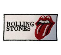 The Rolling Stones Text Logo Woven Patch Size Accessory Size