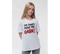 The Rolling Stones The Stones Make Me Grrr T-Shirt in White | Size: 9-10 Years The Rolling Stones White 9-10 Years
