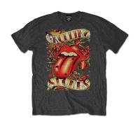 The Rolling Stones Tongues & Stars T Shirt XL Brown