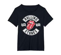 The Rolling Stones Tour 1978 T-Shirt, Women's Plus, Black, 5X