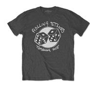 The Rolling Stones Tumbling Dice T Shirt M Charcoal