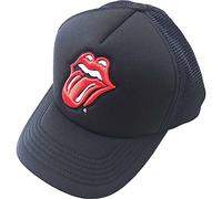 The Rolling Stones Unisex Adult Classic Tongue Baseball Cap (One Size) (Black)
